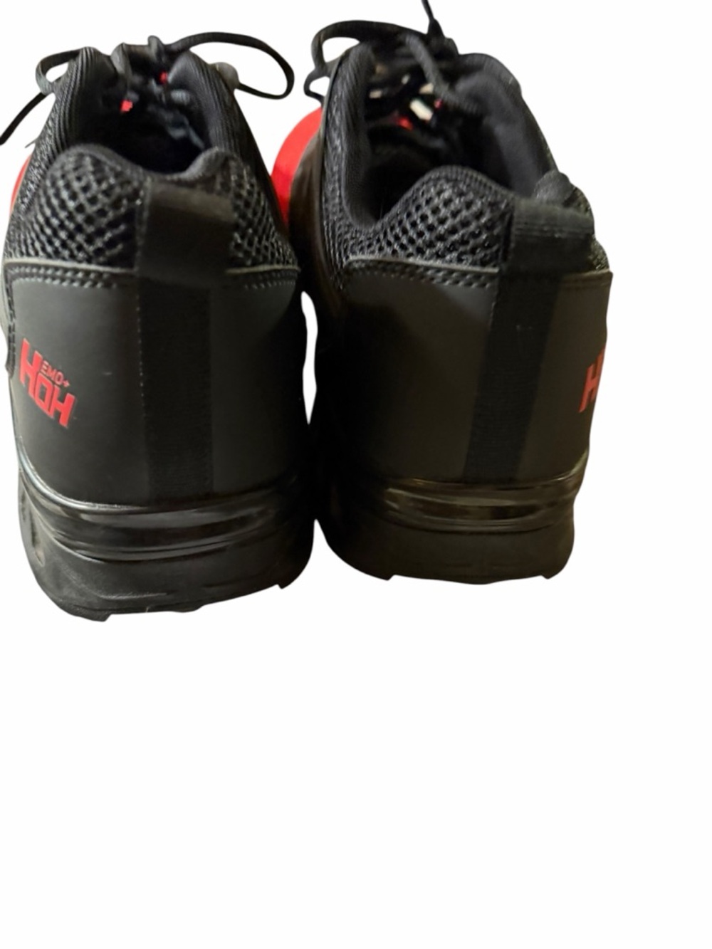 Men's Red and Black Athletic Sneakers - Lightweight Performance - Picture 8 of 12